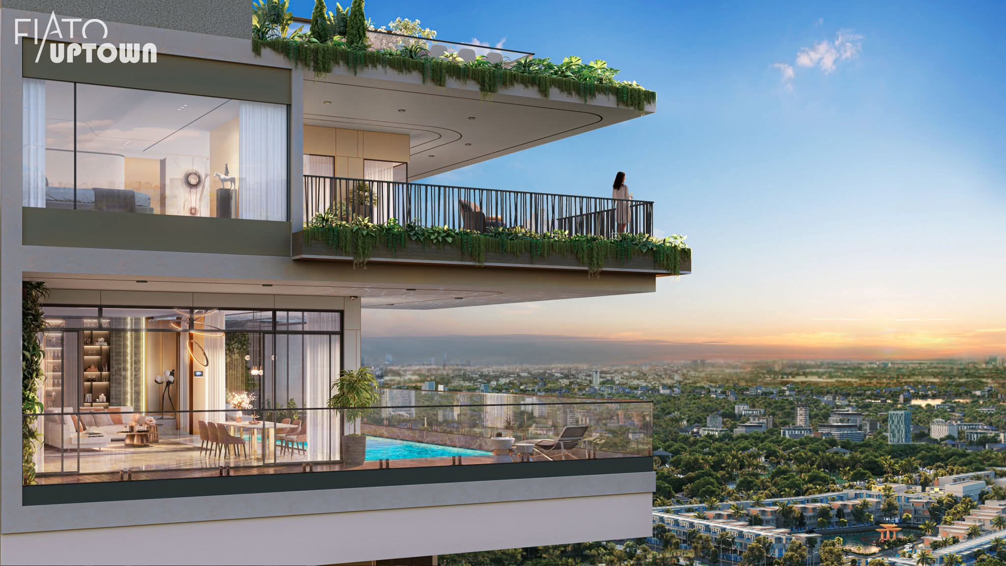 Mở Bán Giỏ Hàng Duplex, Penthouse & Shophouse Fiato Uptown