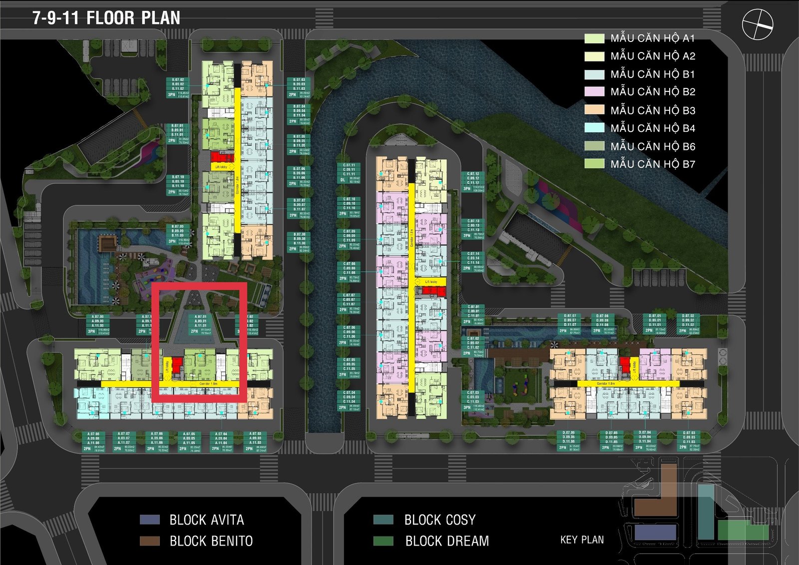 Bán Căn View Hồ Bơi Đẹp Tầng Trung Dự án Fiato Uptown Thủ Đức