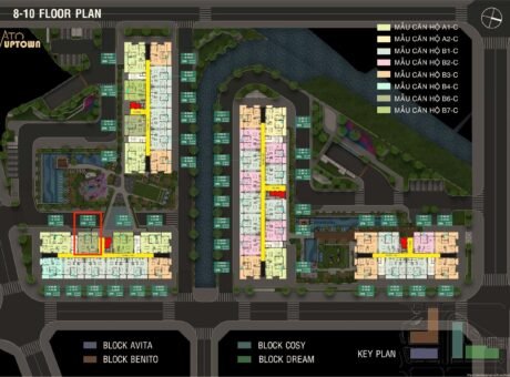 Bán căn Hộ 2 PN Fiato Uptown View Hồ Bơi Công Viên, Q1
