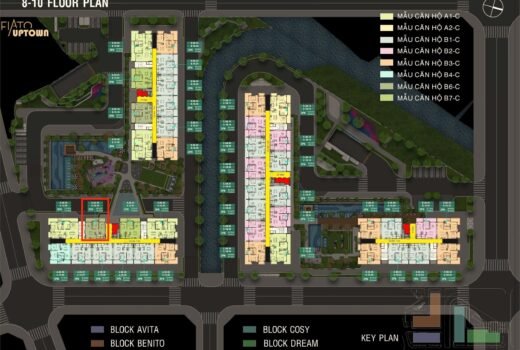 Bán căn Hộ 2 PN Fiato Uptown View Hồ Bơi Công Viên, Q1