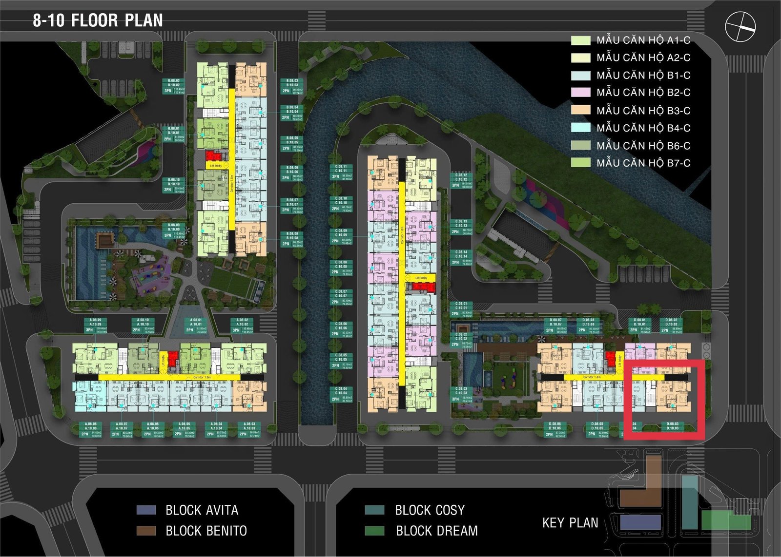 Bán Góc Block D Tầng Cao Fiao Uptown View Khu Biệt Thự