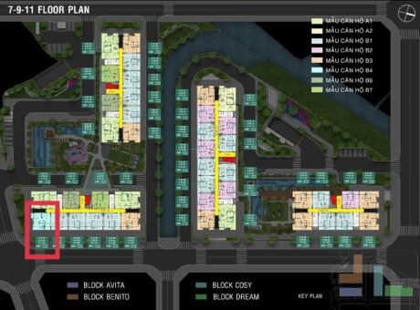 Góc Block A Fiato Thủ Đức Tầng Trung Hướng Đông Na.