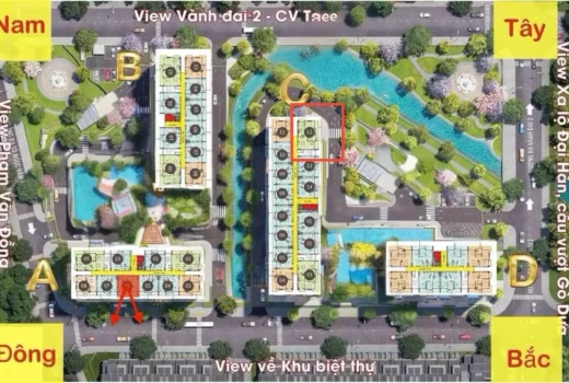 Bán căn 3PN Block B, 114m2 Fiato Uptown Thủ Đức