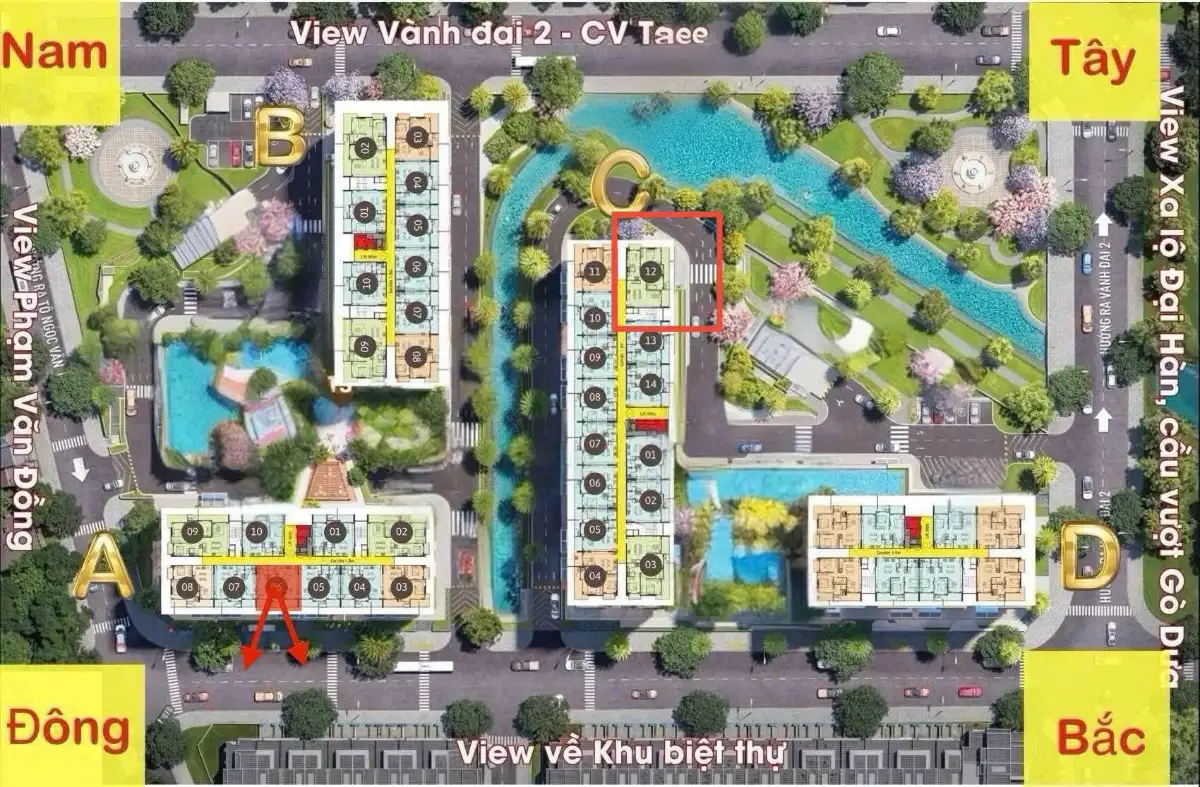 Bán căn 3PN Block B, 114m2 Fiato Uptown Thủ Đức