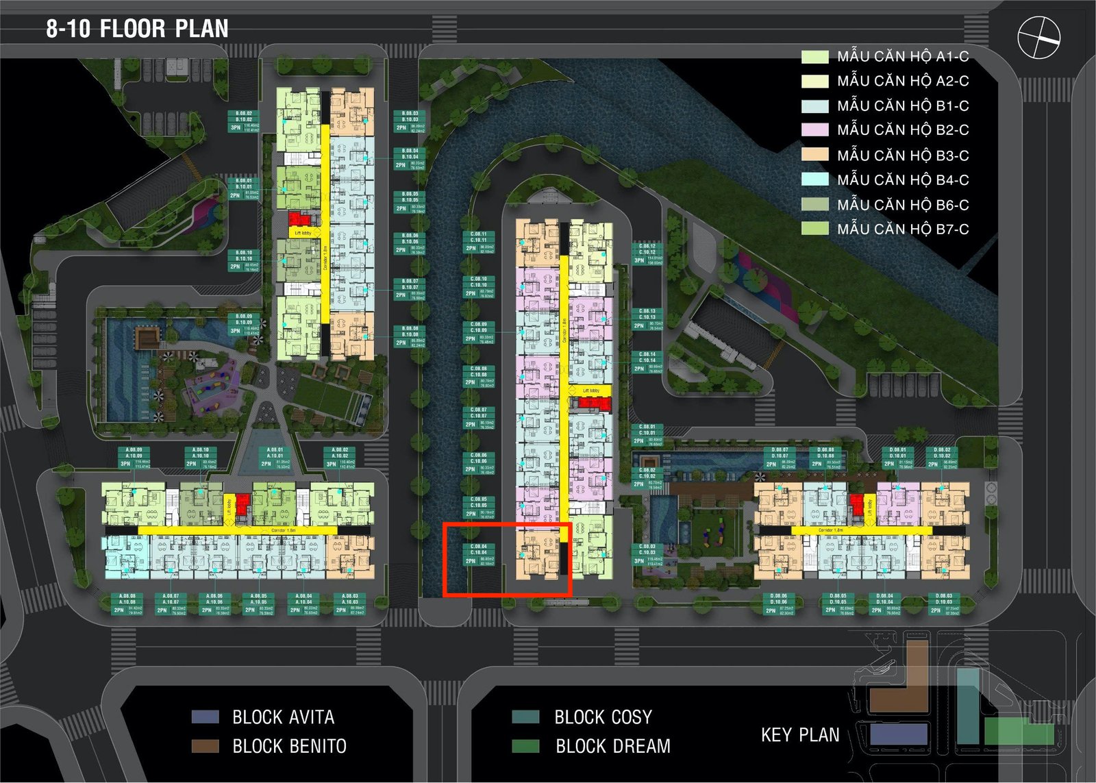 BÁN CĂN HỘ GÓC 87m² BLOCK C – VIEW ĐẸP – GIÁ CHỈ 5,2 TỶ