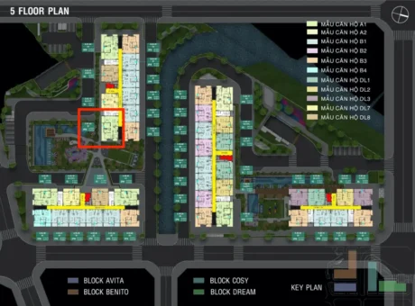 BÁN CĂN HỘ FIATO UPTOWN – MÃ B05-09 | 3PN VIEW NỘI KHU SIÊU ĐẸP