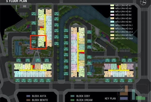 BÁN CĂN HỘ FIATO UPTOWN – MÃ B05-09 | 3PN VIEW NỘI KHU SIÊU ĐẸP